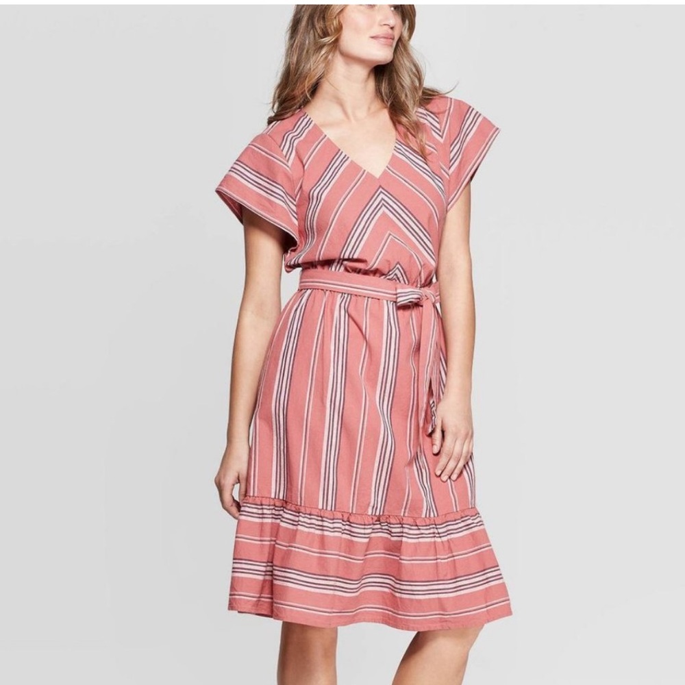 Striped Pink Dress